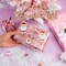 Reversible Christmas Wrapping Paper - Jumbo Roll - Santa Claus & Candy Cane with Metallic Foil in Pink - 24 inches x 100 Feet (200 sq.ft.)